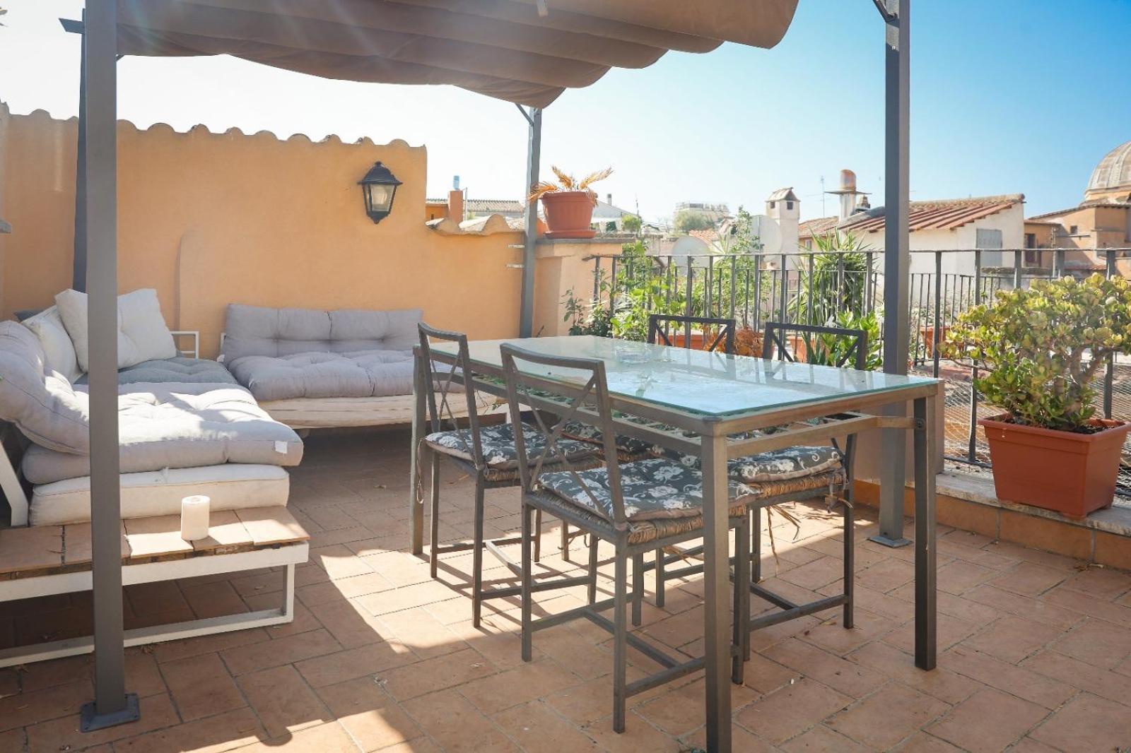 רומא Navona,Campo De Fiori Roof Top House מראה חיצוני תמונה