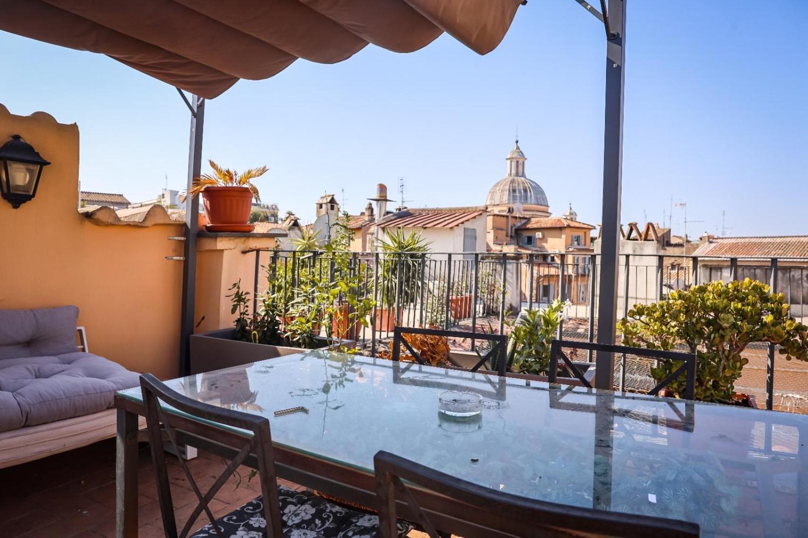 רומא Navona,Campo De Fiori Roof Top House מראה חיצוני תמונה